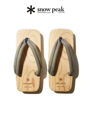 snowpeak snow peak clogs Japanese style spring and summer men's and women's slippers casual flip-flops SE-25SU401