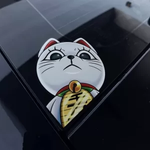 Car stickers lucky cat bold party high-speed mother-in-law car stickers windshield stickers cute cartoon animation creative personality stickers